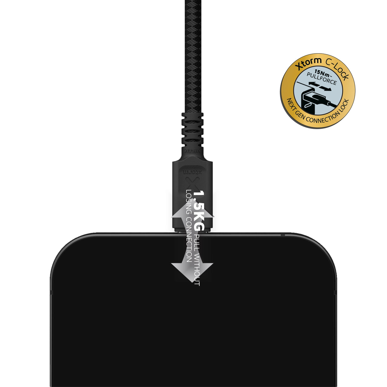 Next Gen Cable USB-C PD Ultra 240W (1,5m) Black