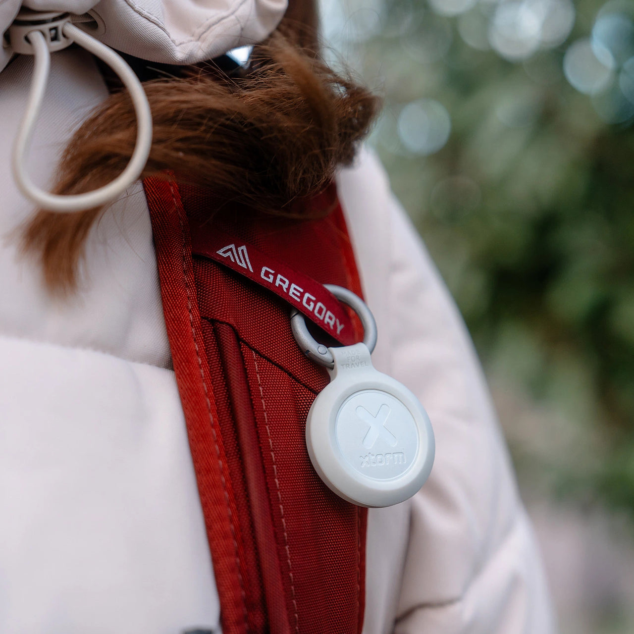 TravelTag for iPhone (iOS) - Water-resistant - Ash White