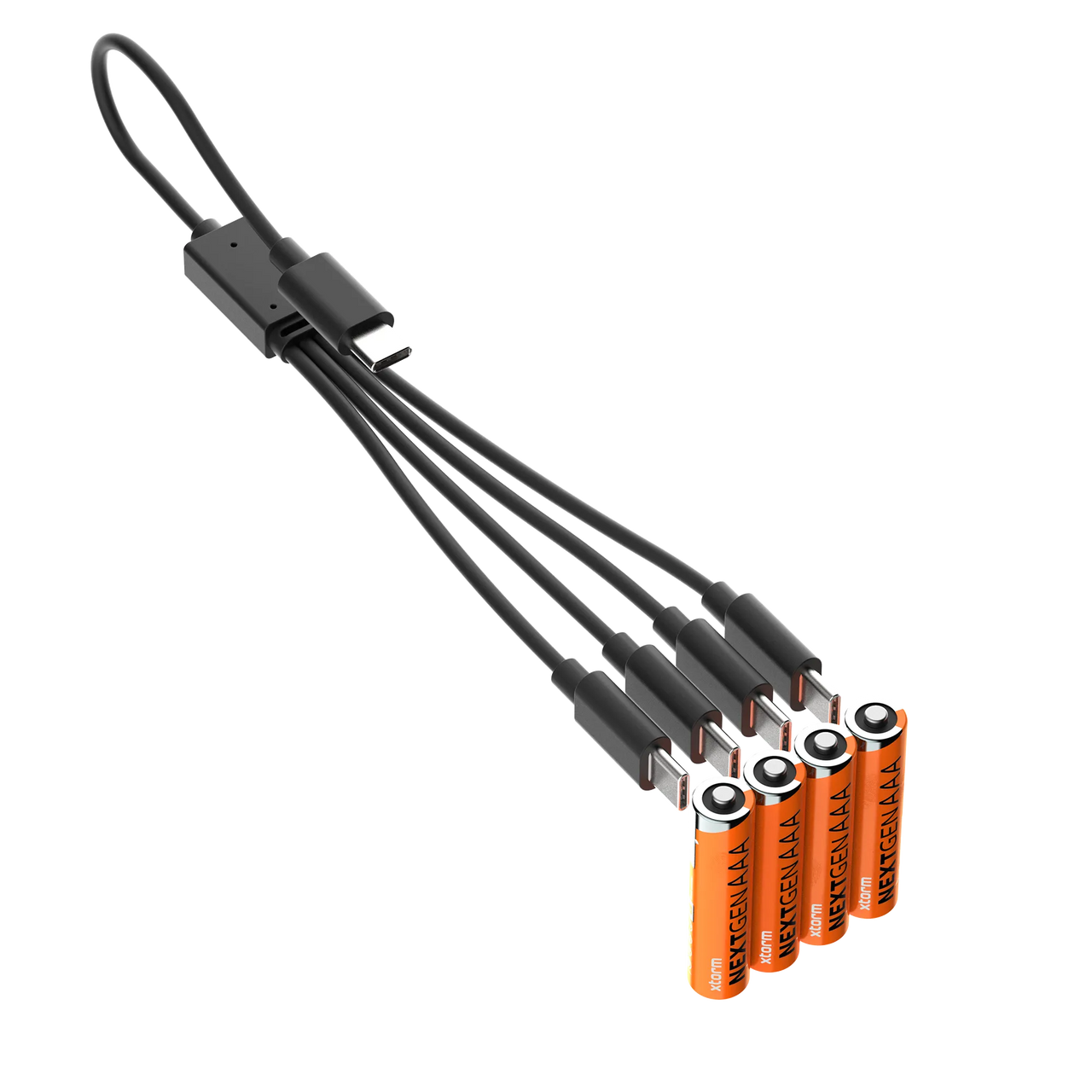 Rechargeable AAA Batteries with USB-C - 4 Pack