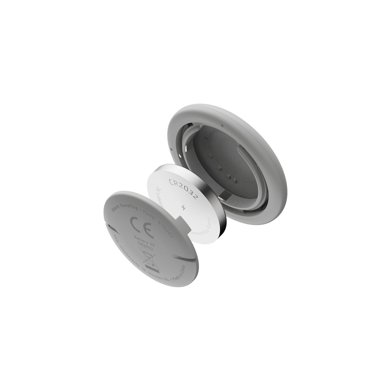 TravelTag for iPhone (iOS) - Water-resistant - Ash White