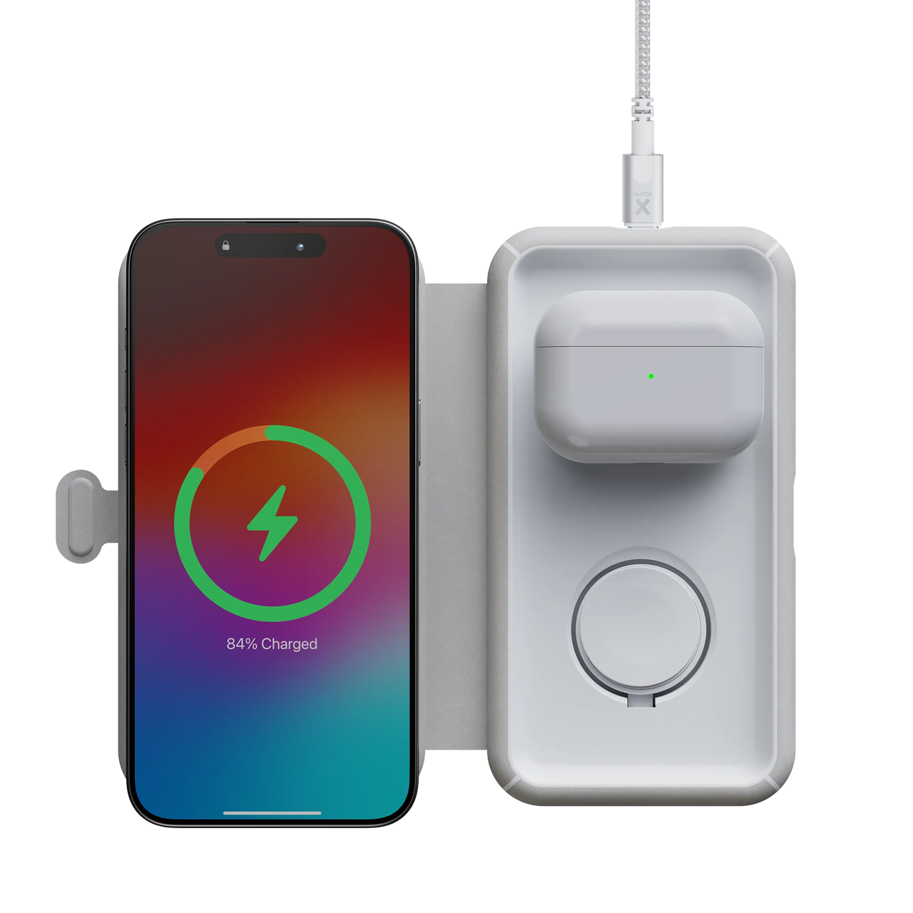 Foldable Wireless Travel Charger 3in1