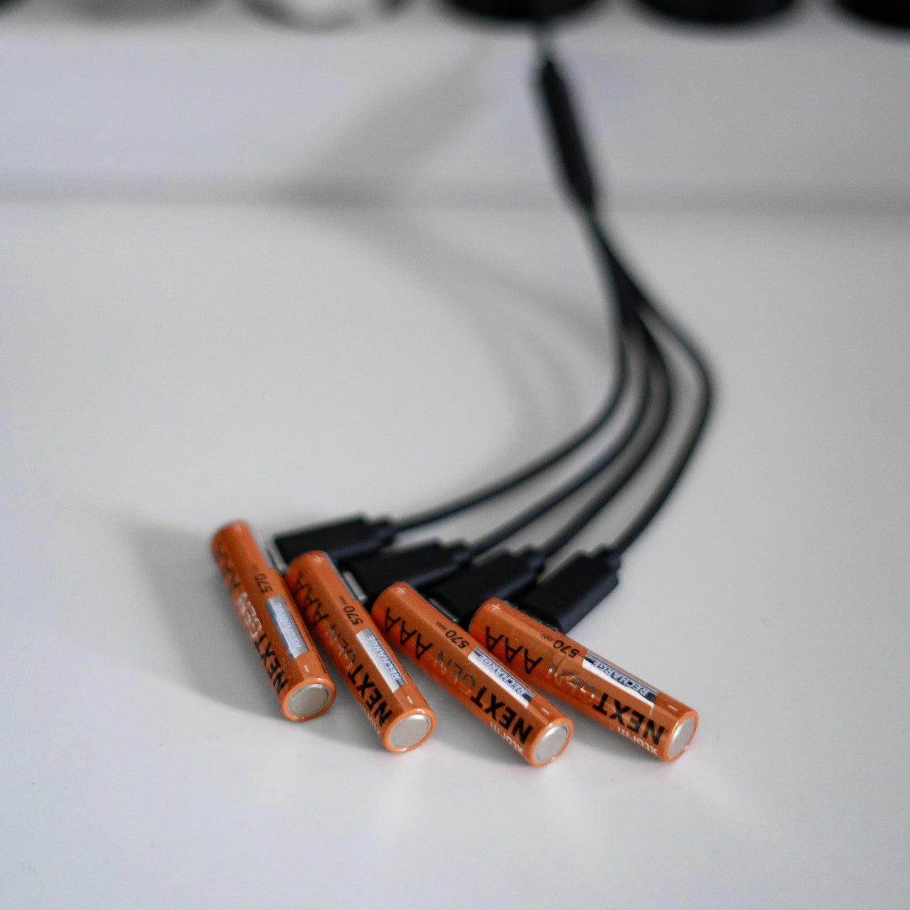 Rechargeable AAA Batteries with USB-C - 4 Pack