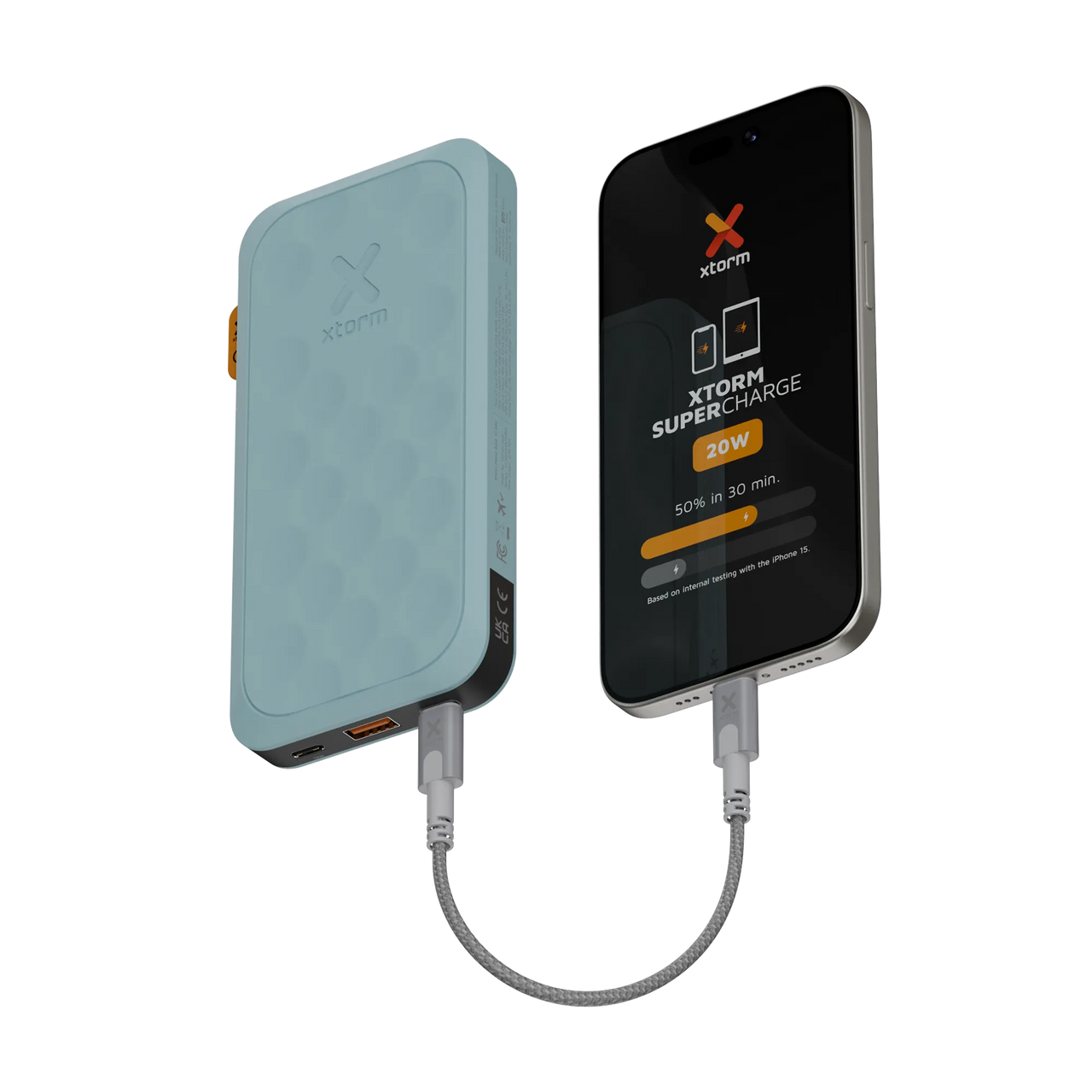 Power Bank 20W - 10.000 mAh - Fuel Series 5 - Teal Blue