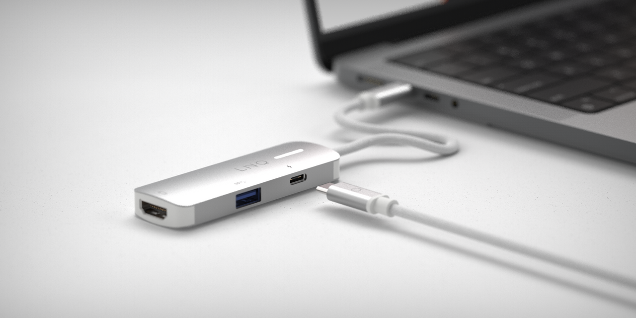 LINQ 3in1 USB-C HDMI Adapter 140W