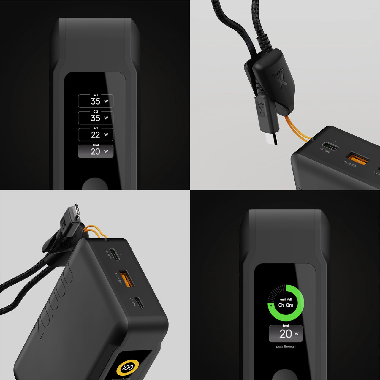 NextGen Powerbank 35W - 20,000 mAh - Midnight Black