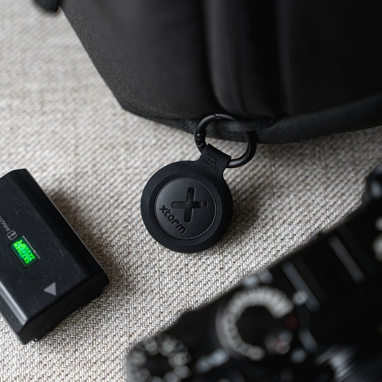 Water-resistant TravelTag - Charcoal Black