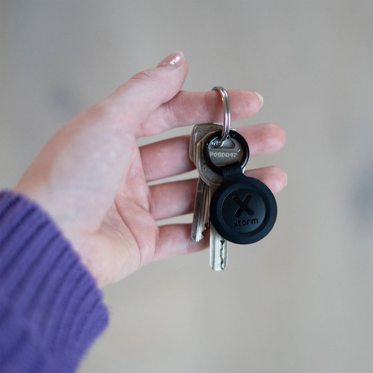 Water-resistant TravelTag - Charcoal Black