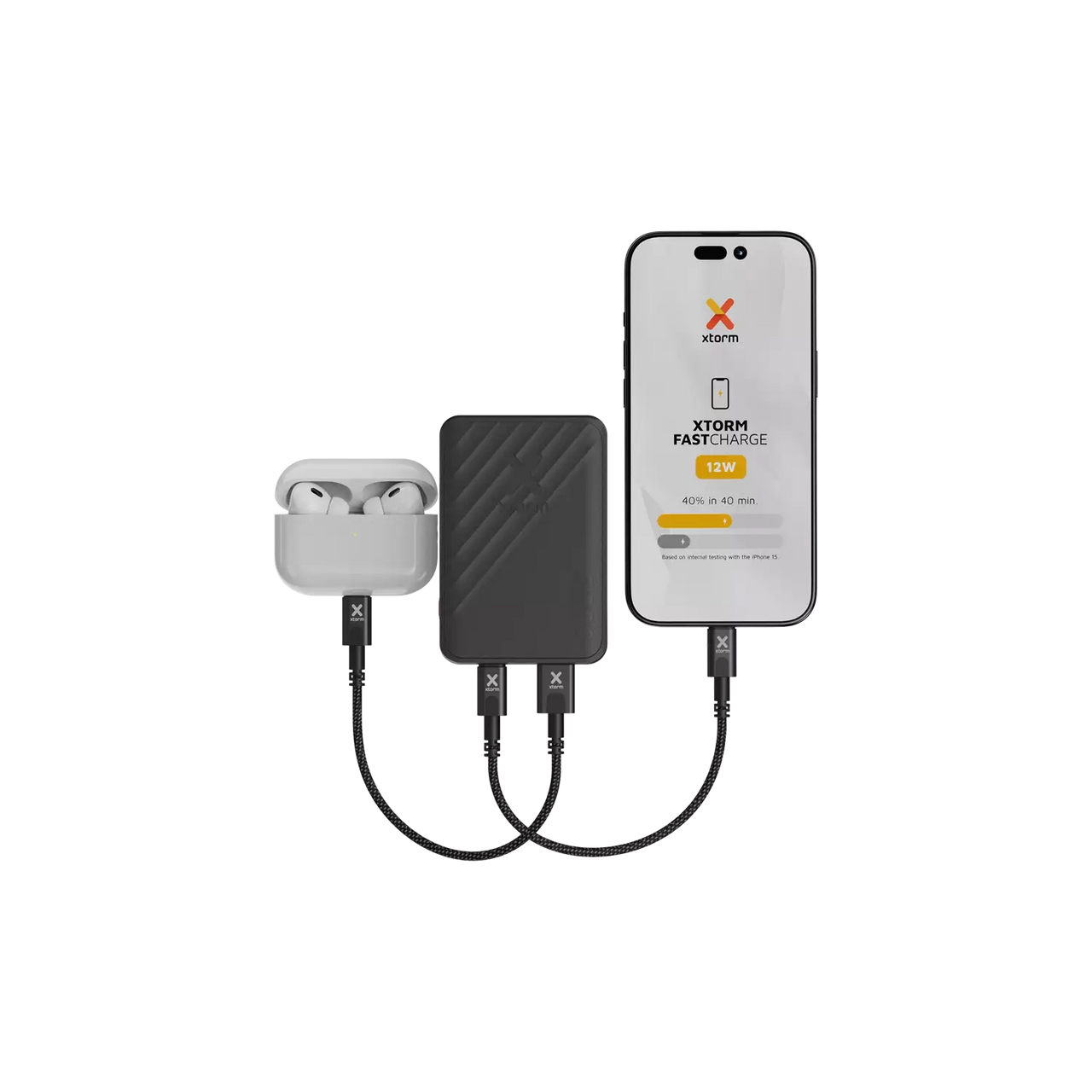Powerbank Go2 5000mAh Black