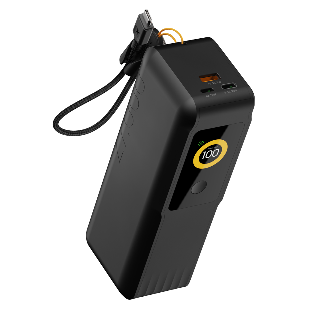 NextGen Powerbank 70W - 27,000 mAh - Midnight Black
