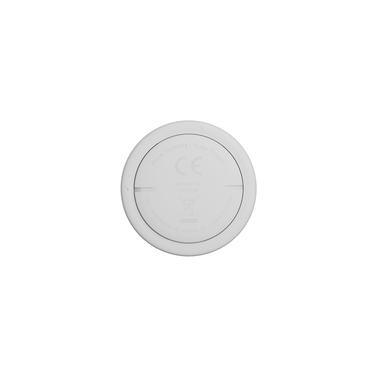 Water-resistant TravelTag - Ash White