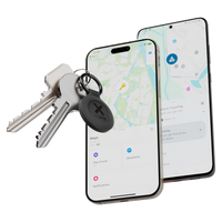 Thumbnail for TravelTag for Android & iPhone - Water-resistant - 3-Pack - Charcoal Black