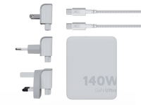 Thumbnail for 140W GaN-Ultra Travel Charger + USB-C PD Cable