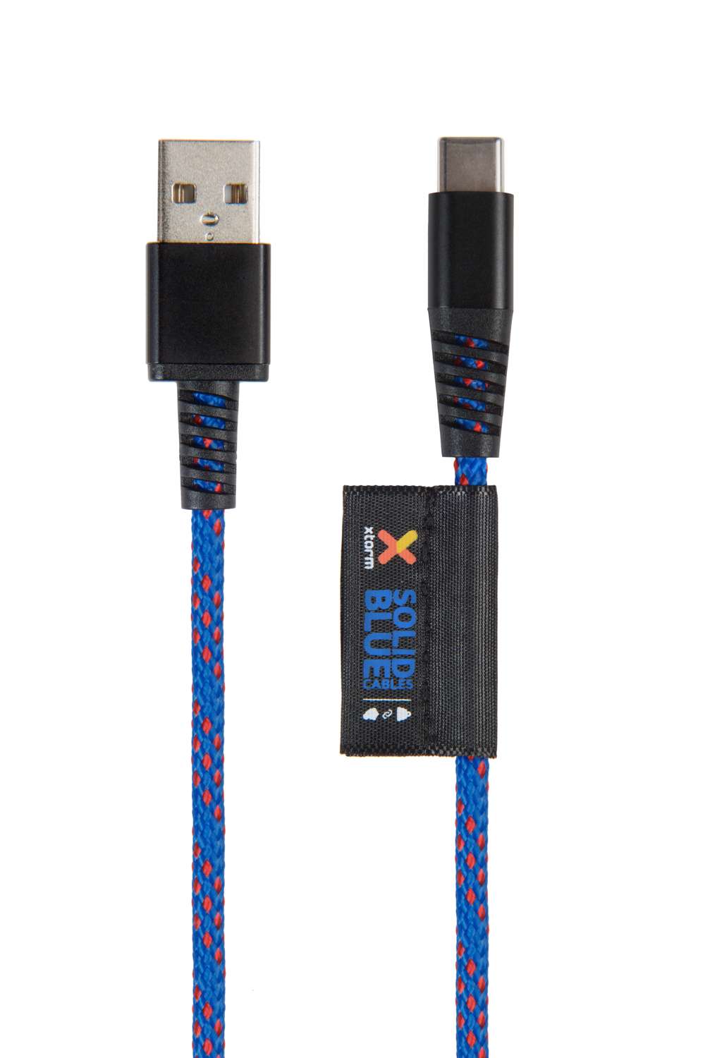 Solid Blue USB to USB-C Cable - 1 meter